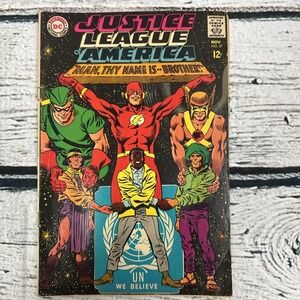 Justice League of America #57,‎ 1967, DC, Green Arrow, Hawkman & Flash UNGRADED